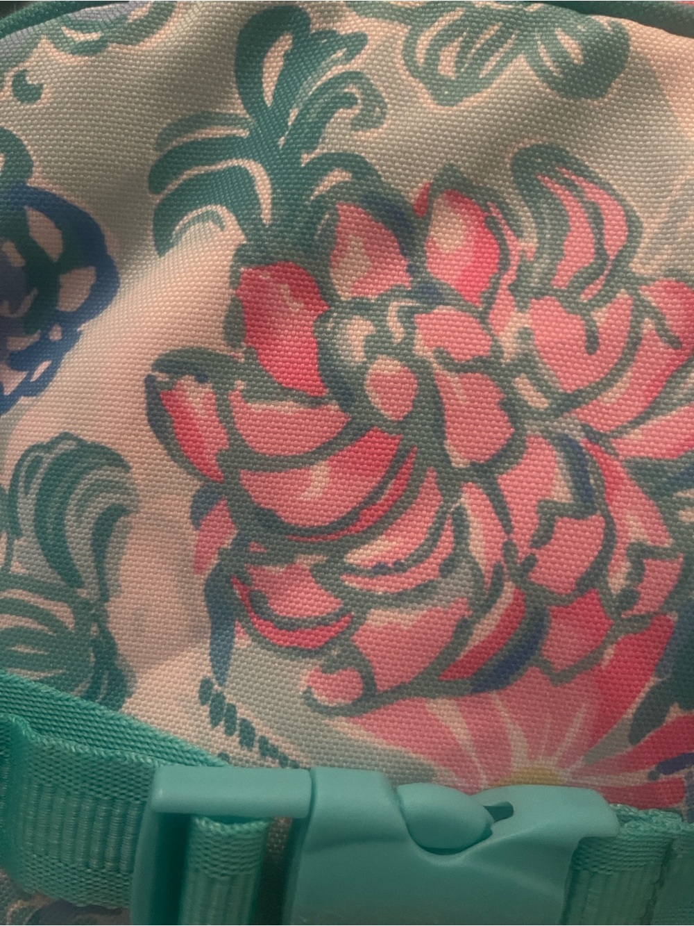 Lilly Pulitzer Floral Backpack - Turquoise & Pink - Picture 3 of 7